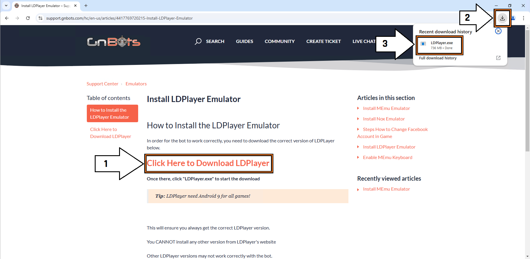 Download and Install LDPlayer Emulator.PNG